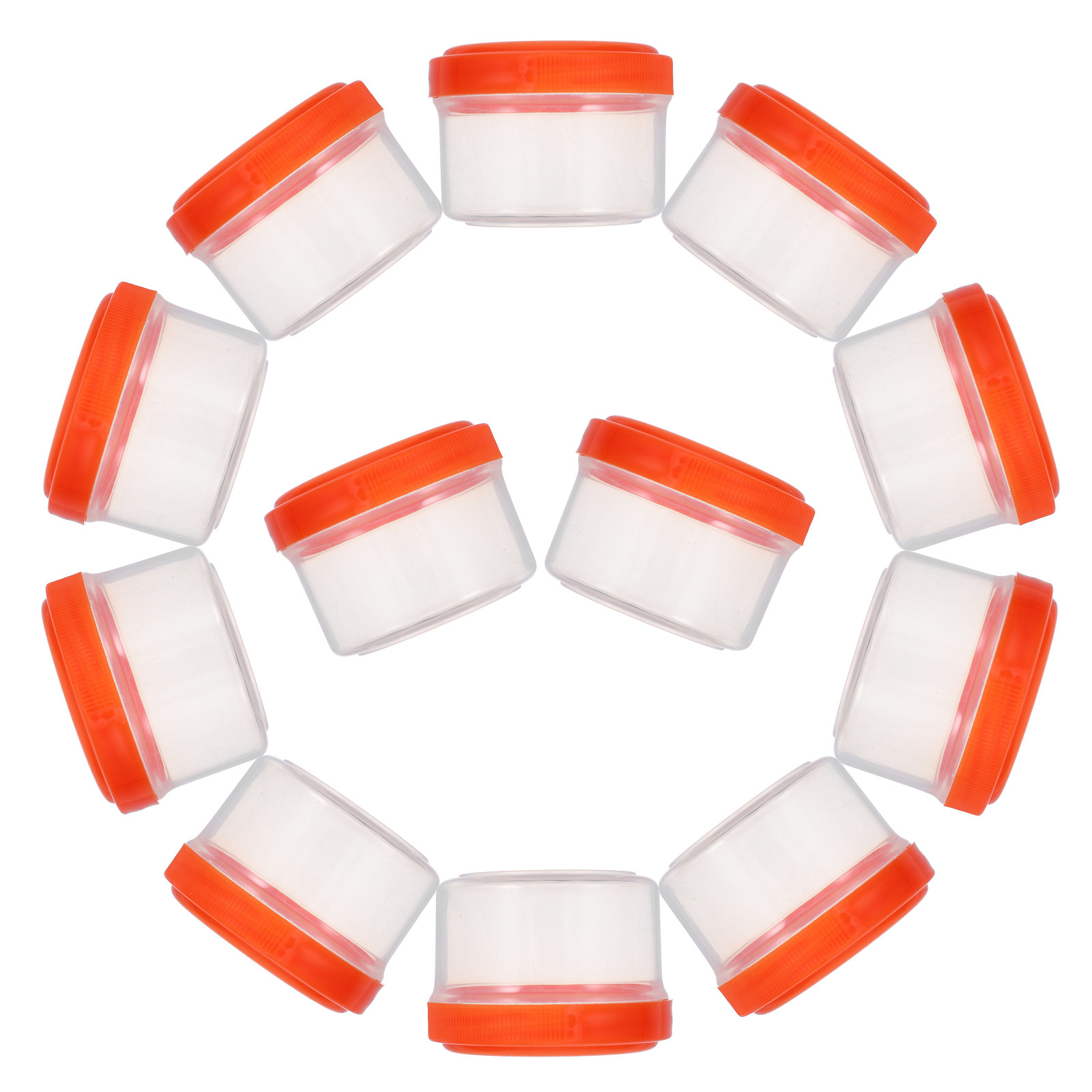 Sauce Dipping Cup - 12Pcs Condiment Boxes Clear Sauce Containers