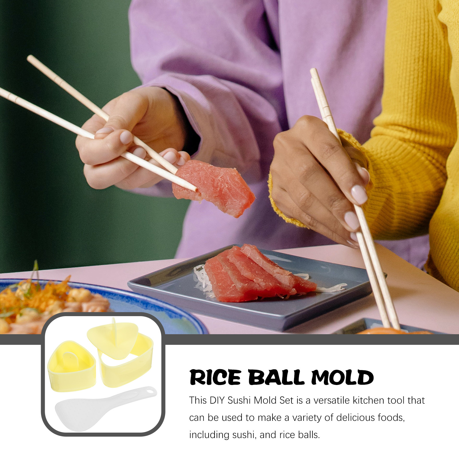 1Set Easy Use Onigiri Rice Mol - Meal Prep With Rice 评论和价格