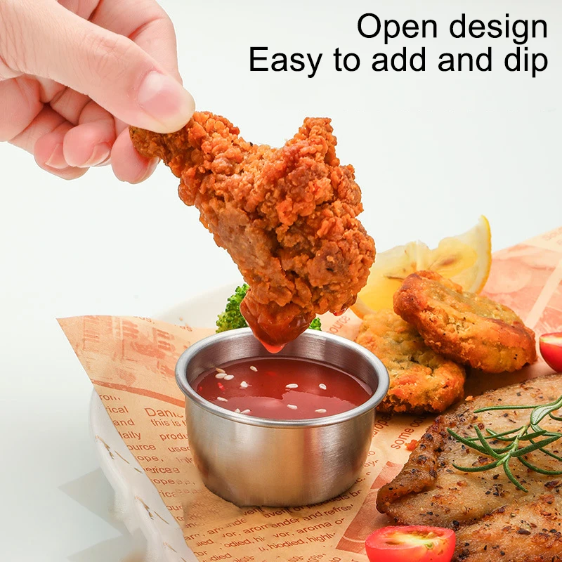 Sauce Dipping Bowl 304 Stainle - Sauce Dipping Cup 评论和价格