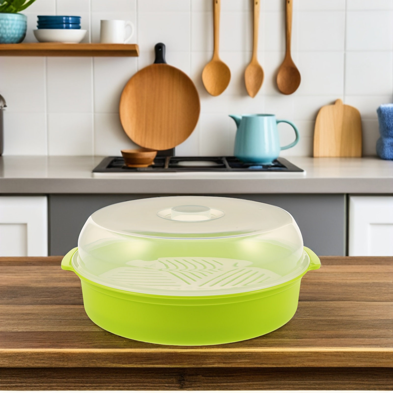 Microwave Steamer Bowl with Li - Meal Prep With Rice 评论和价格
