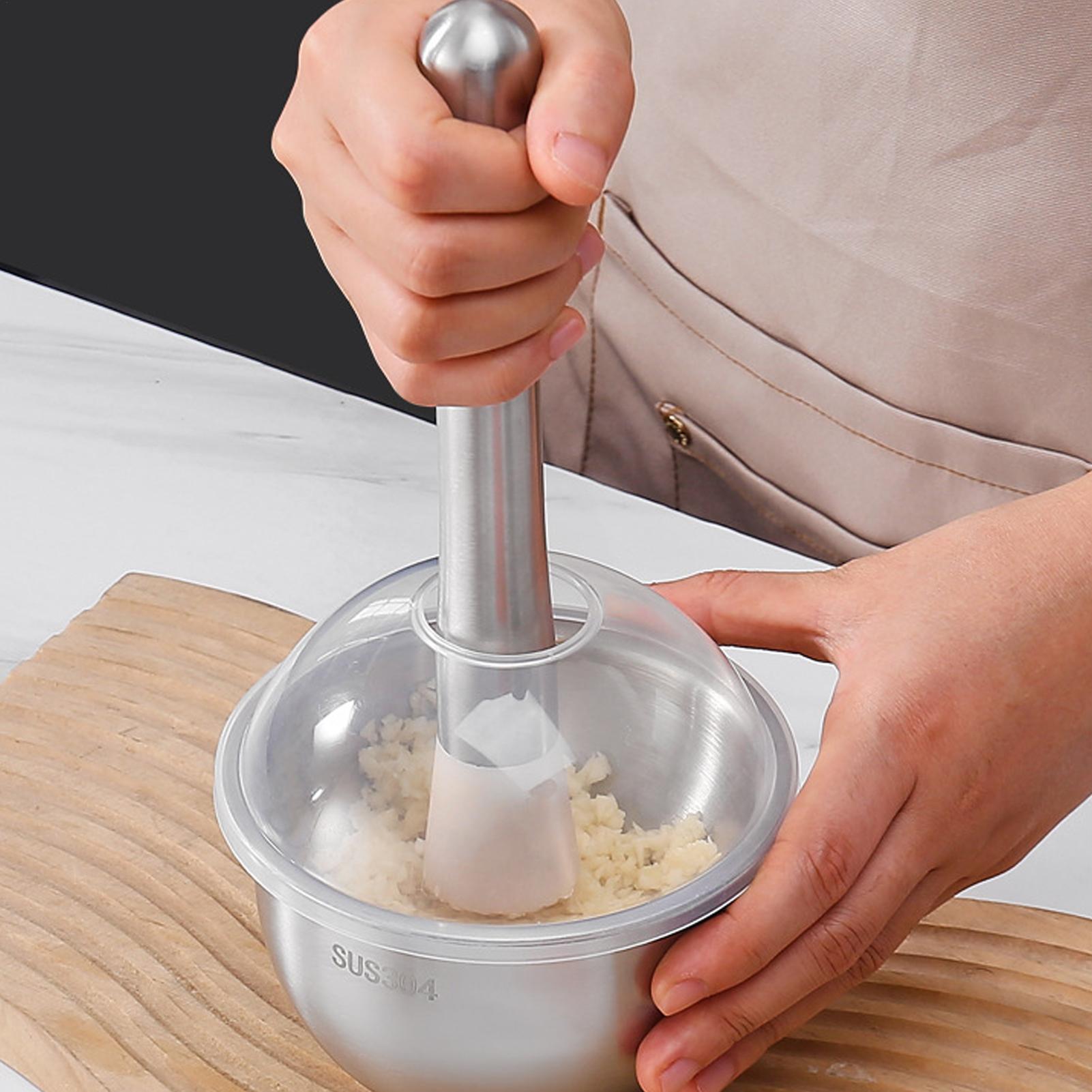 Garlic Mincer Tool Manual Food - Meal Prep Manual 评论和价格