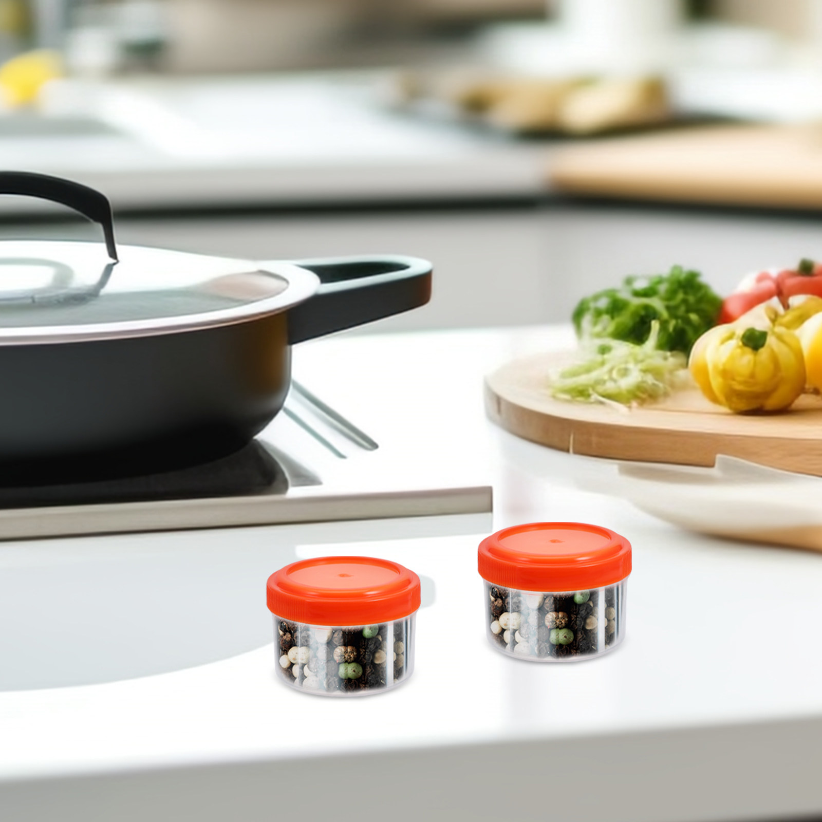 12Pcs Condiment Boxes Clear Sa - Sauce Dipping Cup 评论和价格