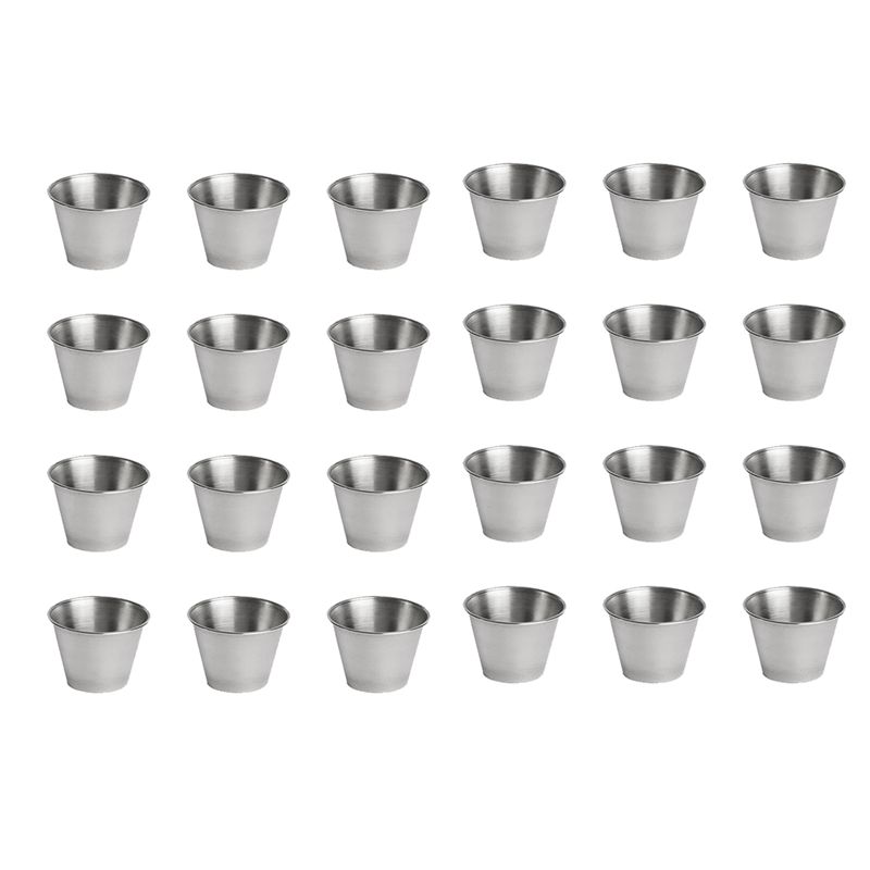 ABWR-72 Pack Stainless Steel C - Sauce Dipping Cup 评论和价格