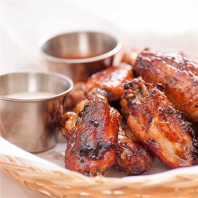 ABWR-72 Pack Stainless Steel C - Sauce Dipping Cup 评论和价格