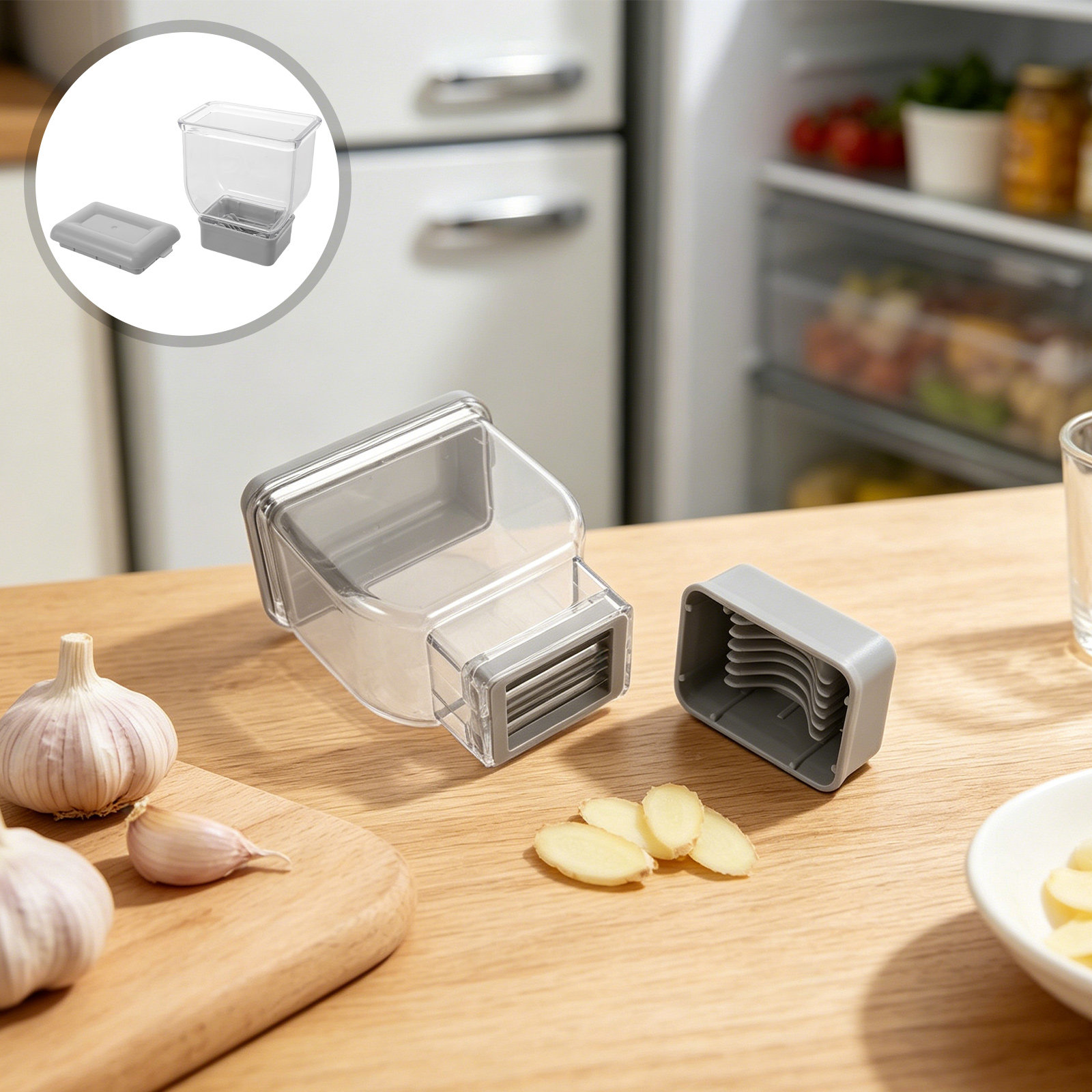 Mini Garlic Dicer Press Garlic - Meal Prep Quick And Easy 评论和价格